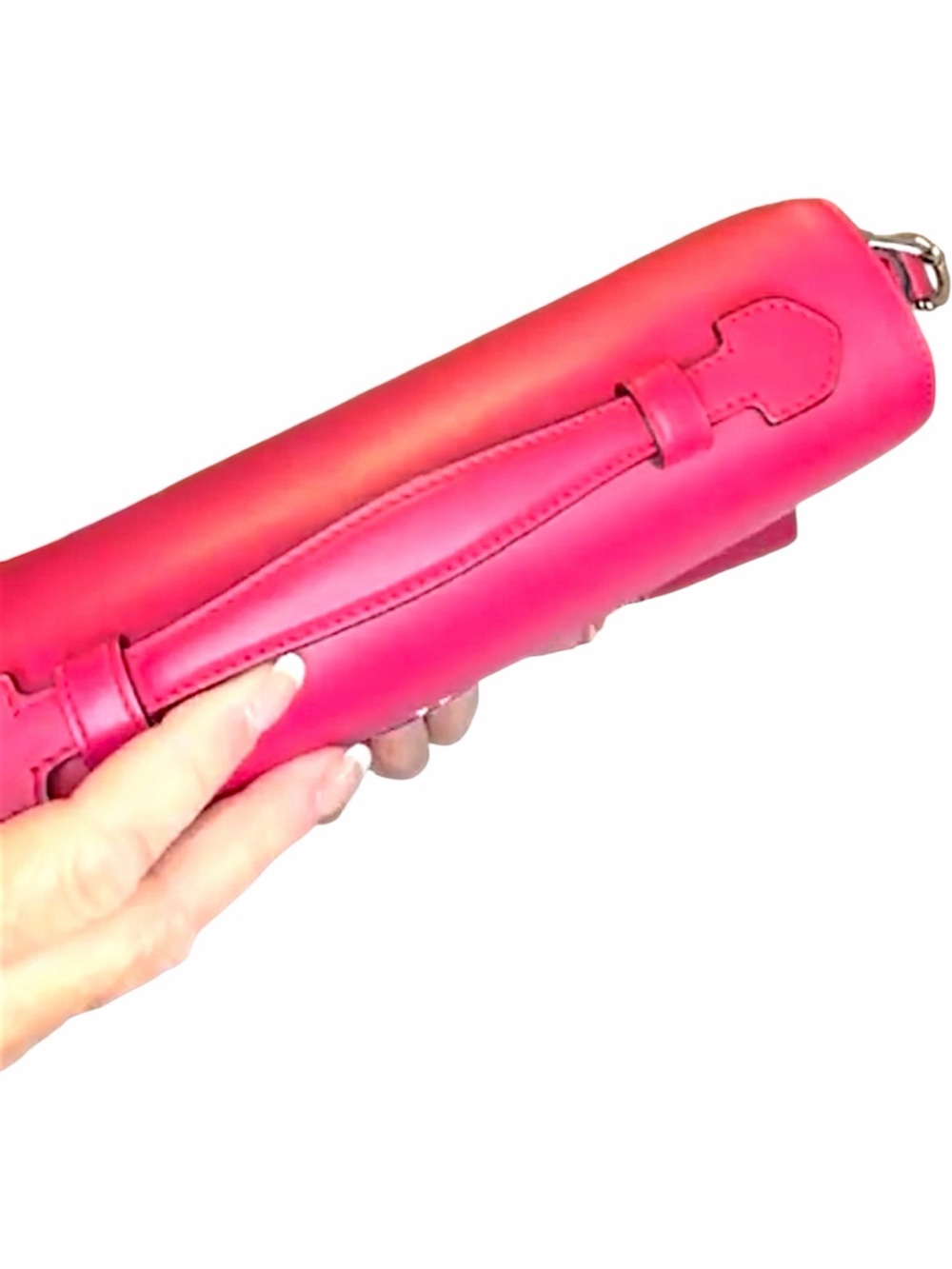 Gucci Vibrant Fuchsia Leather Chain Shoulder Bag - Picture 7 of 7